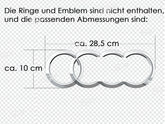 Schwarz Wabengrill Kühlergrill Front Grill für AUDI A6 4F C6 S6 ohne PDC 2004-2011 fg221